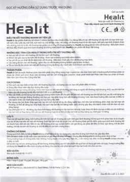 Kem bôi vết thương Healit Vhpharma 5g hỗ trợ điều trị các vết thương hở cấp và mãn tính