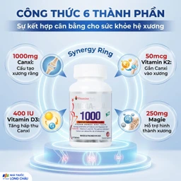 Viên uống bổ sung canxi, chống loãng xương Mega-Cal 1000 Vitamins For Life (60 viên) 3