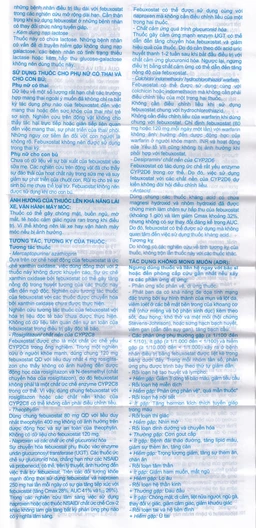 Thuốc Febuxotid VK 40 An Thiên điều trị tăng acid uric máu mãn tính (3 vỉ x 10 viên)