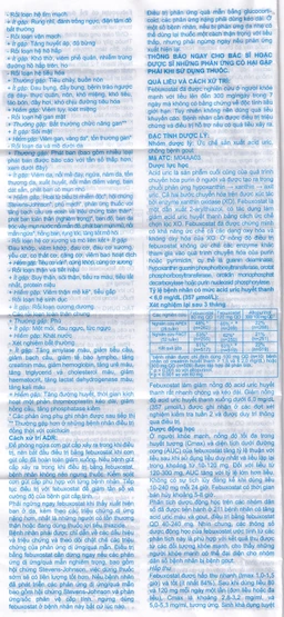 Thuốc Febuxotid VK 40 An Thiên điều trị tăng acid uric máu mãn tính (3 vỉ x 10 viên)