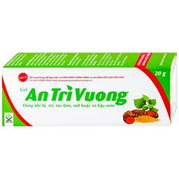 Gel bôi An Trĩ Vương Vinh Gia ngăn ngừa trĩ, táo bón (20g)