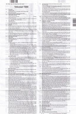 Thuốc Tefostad T300 Stella phòng và điều trị nhiễm HIV-1 (3 vỉ x 10 viên)