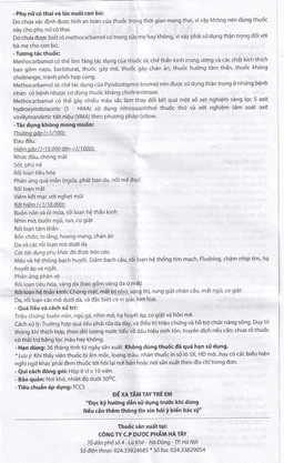 Viên nén Mecabamol 750mg Hà Tây điều trị các bệnh lý cơ xương cấp tính (6 vỉ x 10 viên)