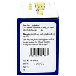 Viên sủi giúp bù chất điện giải Oresol Pluz Hadiphar (10 viên)