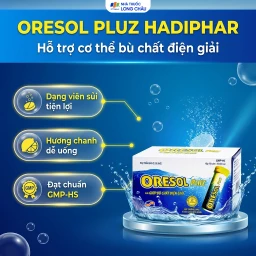 Viên sủi giúp bù chất điện giải Oresol Pluz Hadiphar (10 viên) 2