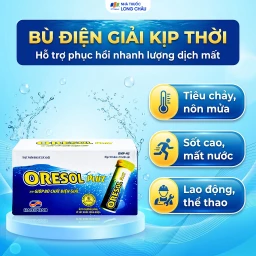 Viên sủi giúp bù chất điện giải Oresol Pluz Hadiphar (10 viên) 4
