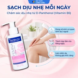 Dung dịch vệ sinh phụ nữ Perfecta Pharmacy Femina SOS hỗ trợ giảm ngứa, kháng khuẩn (150ml) 5