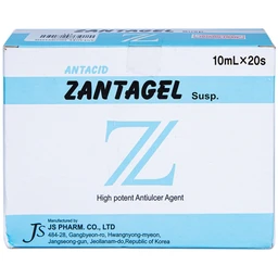 Hỗn dịch Zantagel Susp JS Pharm điều trị đau cấp tính và mãn tính, viêm dạ dày (20 gói x 10ml)