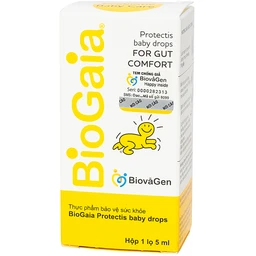 Bổ sung lợi khuẩn cho đường tiêu hóa BioGaia Protectis Baby Drops (5ml)