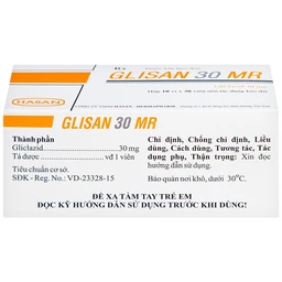 Thuốc Glisan 30 MR Hasan điều trị đái tháo đường típ 2 (10 vỉ x 30 viên) 7