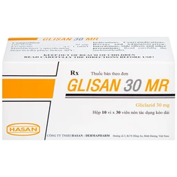 Thuốc Glisan 30 MR Hasan điều trị đái tháo đường típ 2 (10 vỉ x 30 viên) 4