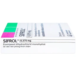 Thuốc Sifrol 0.375mg Boehringer điều trị bệnh parkinson (3 vỉ x 10 viên)
