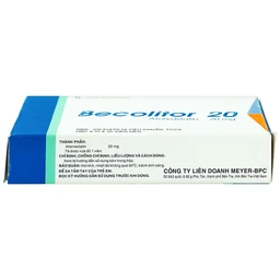 Thuốc Becolitor 20mg Meyer-BPC điều trị tăng cholesterol toàn phần, LDL-cholesterol (30 viên)