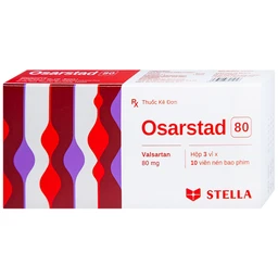 Viên nén Osarstad 80 Stella điều trị tăng huyết áp (3 vỉ x 10 viên)