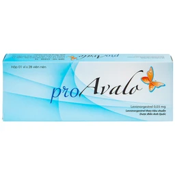 Thuốc proAvalo 0.03mg Babiophar tránh thai hằng ngày (1 vỉ x 28 viên)