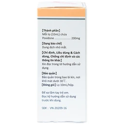 Thuốc nhỏ mắt Hanvidon 10ml Hanlim dùng trong khô mắt, mang kính sát tròng cứng