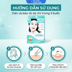 Miếng dán mụn Somaderm Spot (24 miếng) hút mụn, làm lành vết thương sau mụn 5