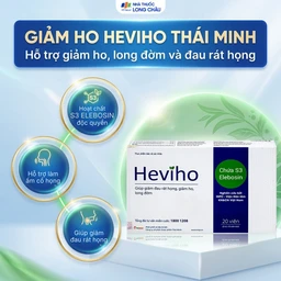 Viên uống giảm ho long đờm Heviho Thái Minh (2 vỉ x 10 viên) 2