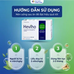 Viên uống giảm ho long đờm Heviho Thái Minh (2 vỉ x 10 viên) 5