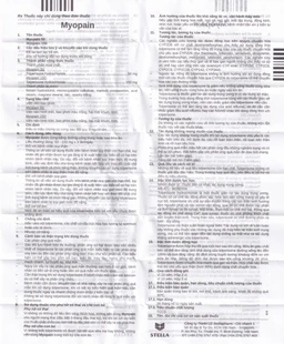 Thuốc Myopain 50 Stella điều trị chứng co cứng cơ sau đột quỵ (5 vỉ x 10 viên)