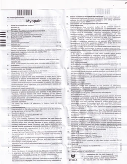 Thuốc Myopain 50 Stella điều trị chứng co cứng cơ sau đột quỵ (5 vỉ x 10 viên)