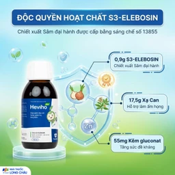 Siro giảm ho long đờm Heviho Thái Minh (100ml) 3