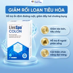 Bào tử lợi khuẩn cho người viêm đại tràng, rối loạn tiêu hóa LiveSpo Colon(20 ống x 5ml) 4