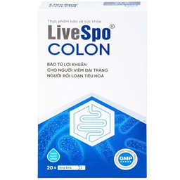 Bào tử lợi khuẩn cho người viêm đại tràng, rối loạn tiêu hóa LiveSpo Colon(20 ống x 5ml)