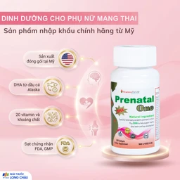 Viên uống cung cấp DHA, Vitamin và khoáng chất cho phụ nữ mang thai và sau sinh Prenatal One Vitamins For Life (30 viên) 2