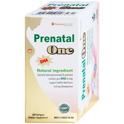 Viên uống cung cấp DHA, Vitamin và khoáng chất cho phụ nữ mang thai và sau sinh Prenatal One Vitamins For Life (30 viên)