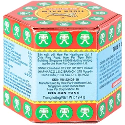 Thuốc mỡ Tiger Balm Red Ointment Haw Par giảm đau và nhức cơ, bong gân (19,4g)
