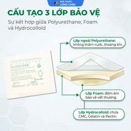 Băng dán vết thương Duoderm CGF 10x10cm (5 miếng) 3