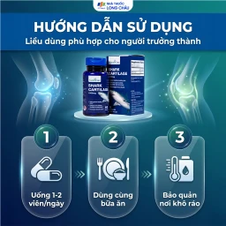Viên uống hỗ trợ bôi trơn khớp, duy trì sức khỏe của khớp Shark Cartilage NatureCare (60 viên) 5