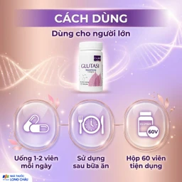 Viên uống hỗ trợ chống oxy hóa, hạn chế oxy hóa do gốc tự do Glutasi Ocavill (60 viên) 5