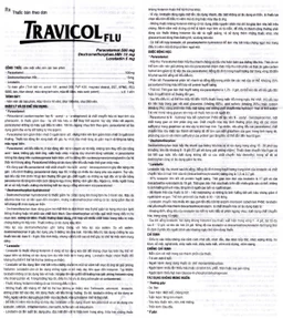 Thuốc Travicol Flu TV.Pharm giảm nhanh các triệu chứng do cảm cúm (10 vỉ x 10 viên)