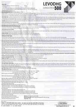 Thuốc LevoDHG 500 điều trị các chứng nhiễm khuẩn, viêm phổi, viêm tiền liệt tuyến (3 vỉ x 10 viên)