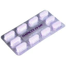 Thuốc Hapacol CS Day DHG điều trị sốt, sổ mũi, sung huyết mũi (10 vỉ x 10 viên)