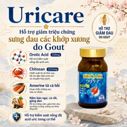 Viên uống Uricare Jpanwell giúp giảm axit uric trong máu (60 viên) 2