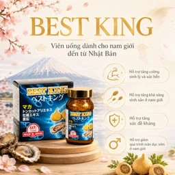 Viên uống hỗ trợ tăng cường sinh lý và tăng khả năng sinh sản ở nam giới Best King Jpanwell (60 viên) 2