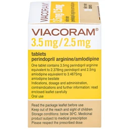 Thuốc Viacoram 3.5mg/2.5mg Servier điều trị tăng huyết áp vô căn (30 viên)