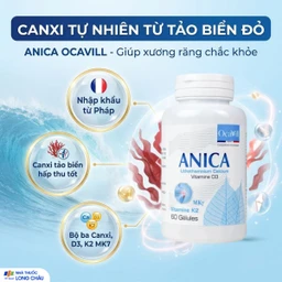 Viên uống bổ sung Canxi và Vitamin D3, K2, giúp xương răng chắc khỏe Anica Ocavill (60 viên) 2