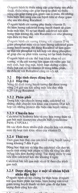 Thuốc Rocaltrol 0.25mcg Catalent điều trị chứng loãng xương sau mãn kinh (30 viên)