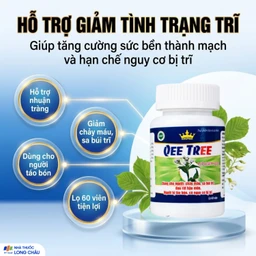 Viên uống hỗ trợ nhuận tràng, hạn chế nguy cơ bị trĩ Qee Tree Kingphar (60 viên) 2
