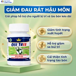 Viên uống hỗ trợ nhuận tràng, hạn chế nguy cơ bị trĩ Qee Tree Kingphar (60 viên) 4