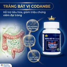 Viên uống hỗ trợ tăng cường tiêu hóa cho người viêm đại tràng Tràng Bát Vị-Codanbe Kingphar (60 viên) 2