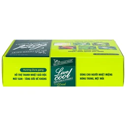 Bột sủi hương dưa gang hỗ trợ giải độc mát gan Livecool (10 gói x 7g)