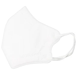 Khẩu trang 4 lớp Mayan 3D Mask Medi màu trắng (5 cái) ngăn bụi mịn PM 2.5, ngăn ngừa 99% vi khuẩn