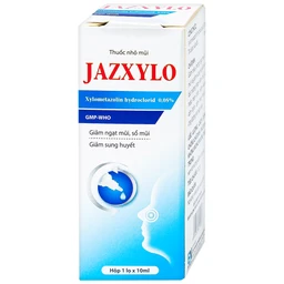 Thuốc nhỏ mũi Jazxylo Gia Nguyễn giảm ngạt mũi, sổ mũi, sung huyết (10ml)