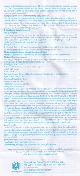 Thuốc tránh thai hằng ngày Newlevo Babiophar (1 vỉ x 28 viên)