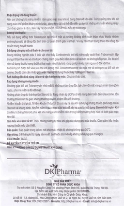 Thuốc nhỏ mắt Pandex DK Pharma điều trị viêm mắt (5ml)